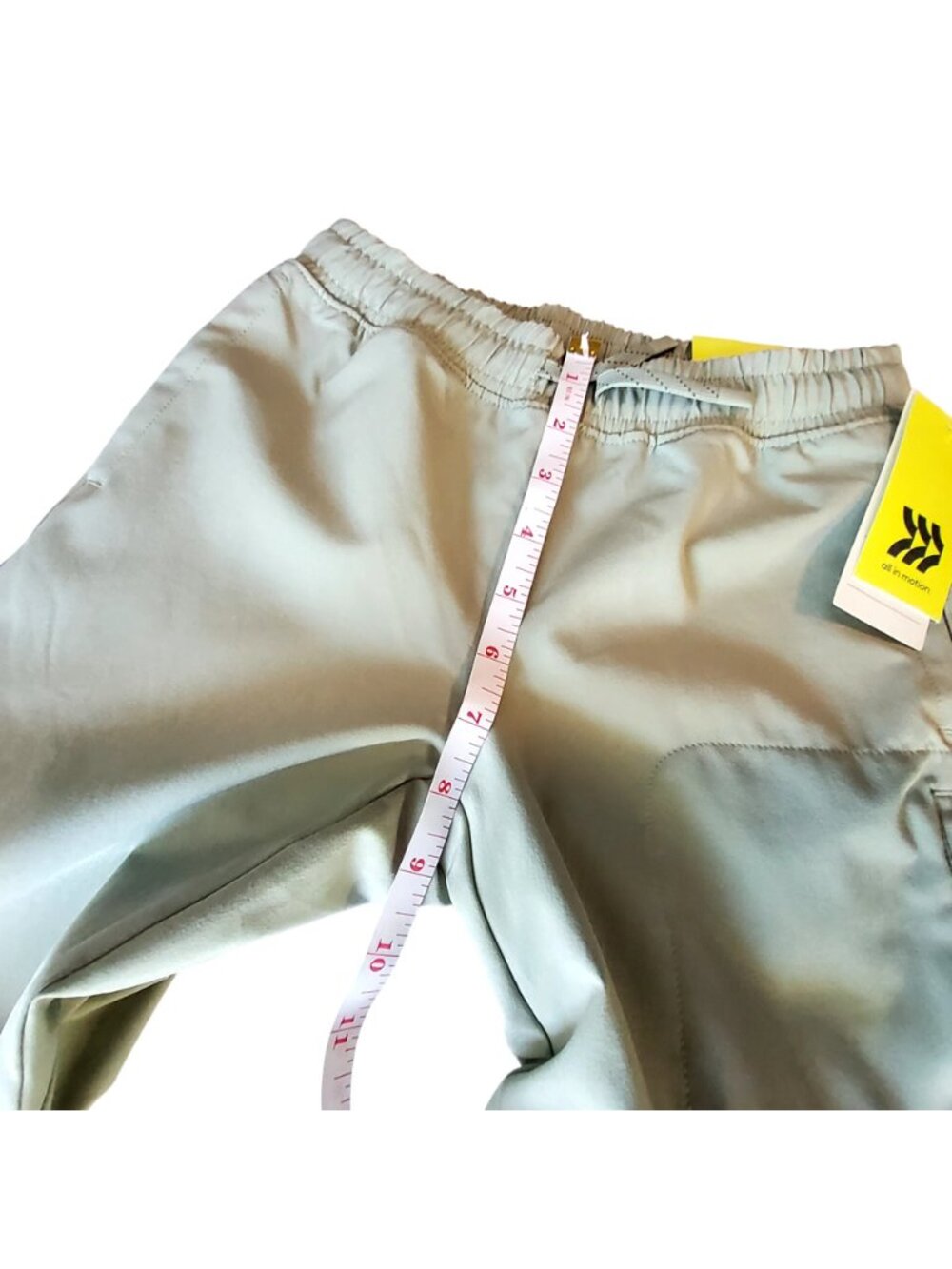 All In Motion Lined Woven Pants  Size S/6-7 Water-Repellent UPF 50+ Sage Green - Picture 4 of 10